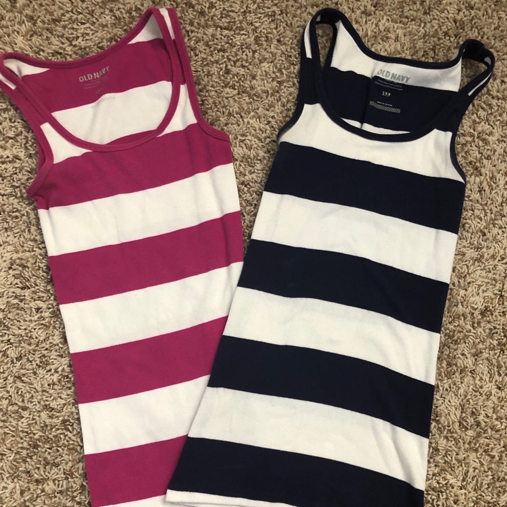 TWO gently used tank tops!